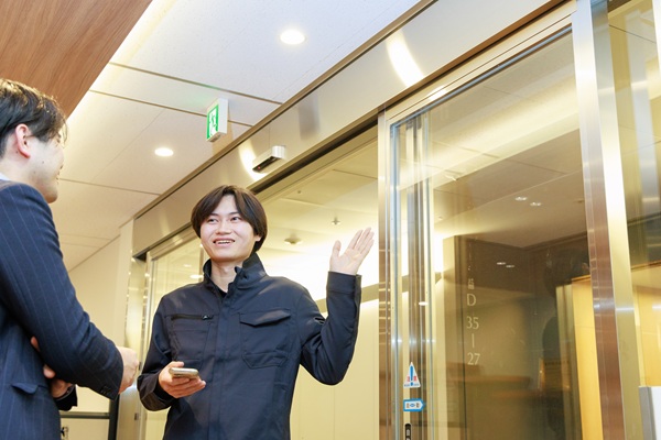 お客さまに一番近いところで作業する 安全・快適のプロフェッショナル